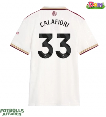 Arsenal Riccardo Calafiori #33 Tredje Tröja Kvinnor 2025-26 Kortärmad